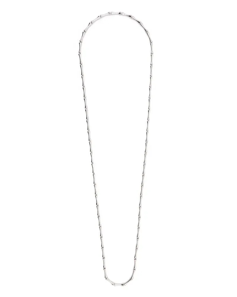 Eddie Borgo Bambu link necklace - Silber Silber