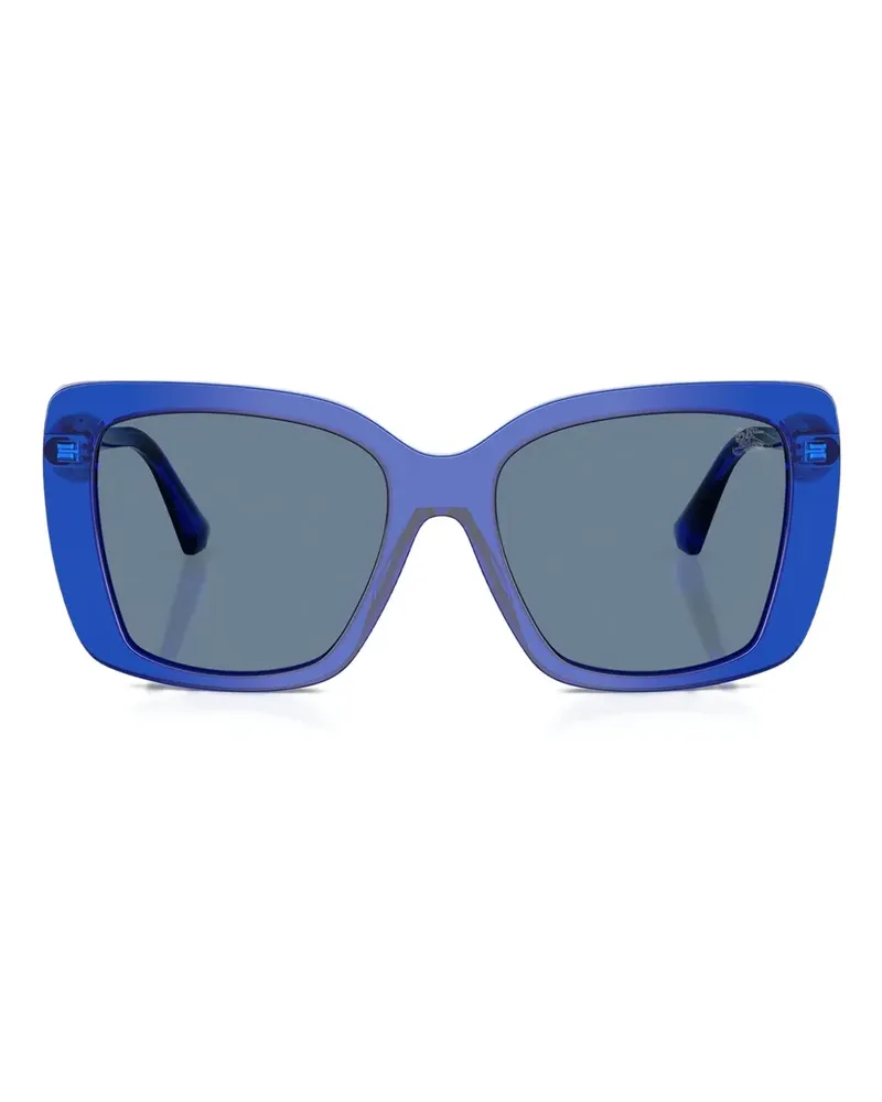 Burberry Sonnenbrille mit eckigem Gestell - Blau Blau