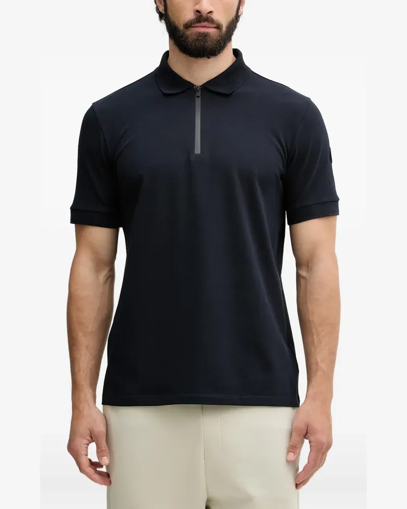 FUSALP Anatole zip-fastening short-sleeve polo shirt - Blau Blau