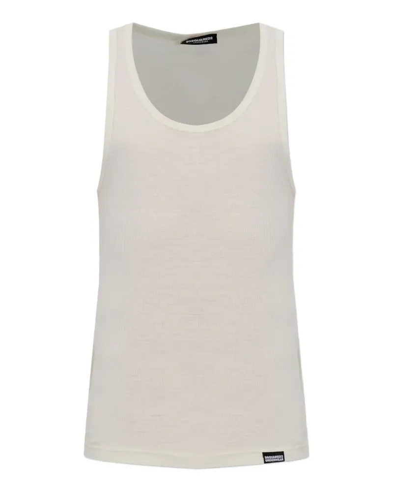 Dsquared2 Geripptes Trägershirt - Nude Nude