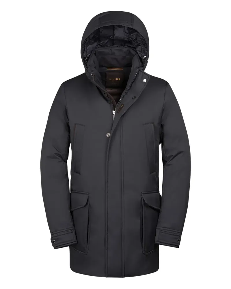 MOORER Oran-ads parka - Schwarz Schwarz