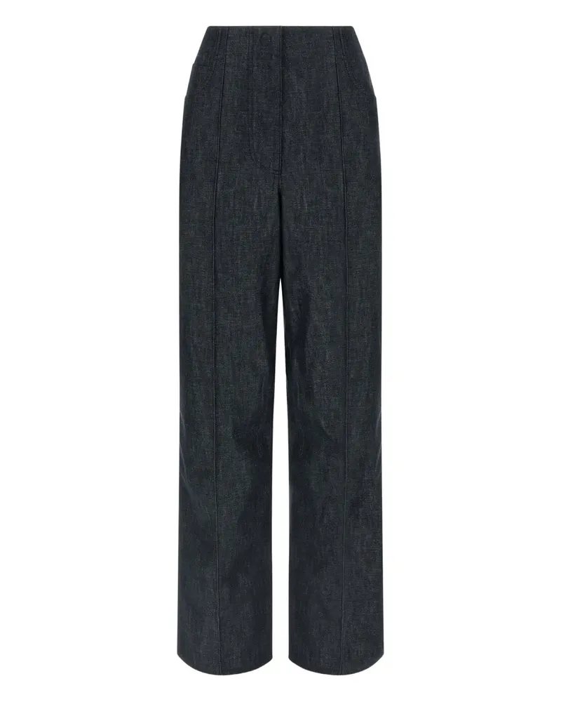 Fendi Jeans mit Logo-Patch - Blau Blau