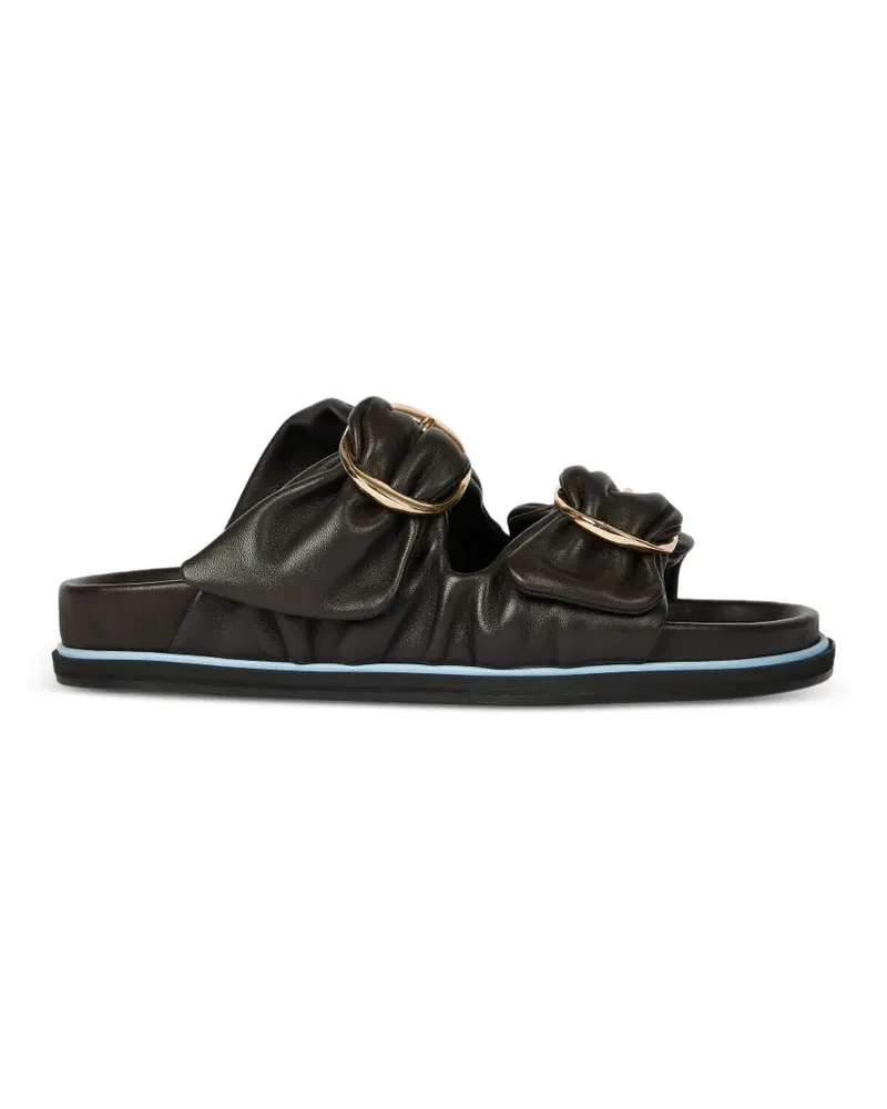 Paul Smith Geraffte Camolin Sandalen - Braun Braun
