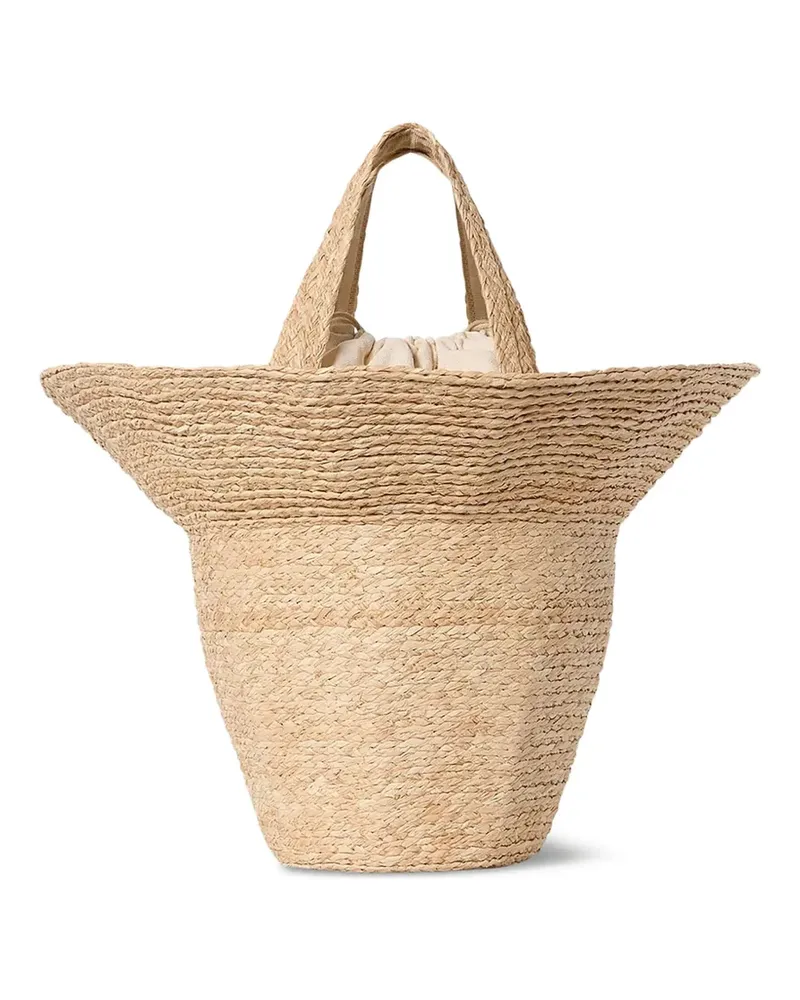 The Row Gewebter Shopper aus Stroh - Nude Nude