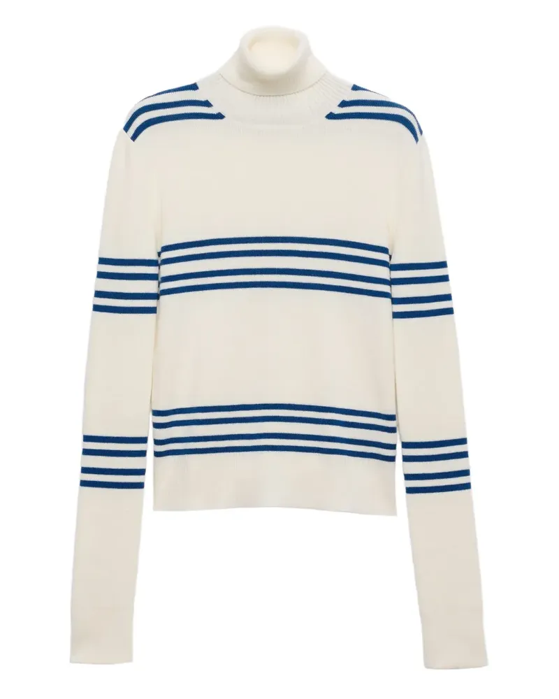 Prada Klassischer Pullover - Weiß Weiß