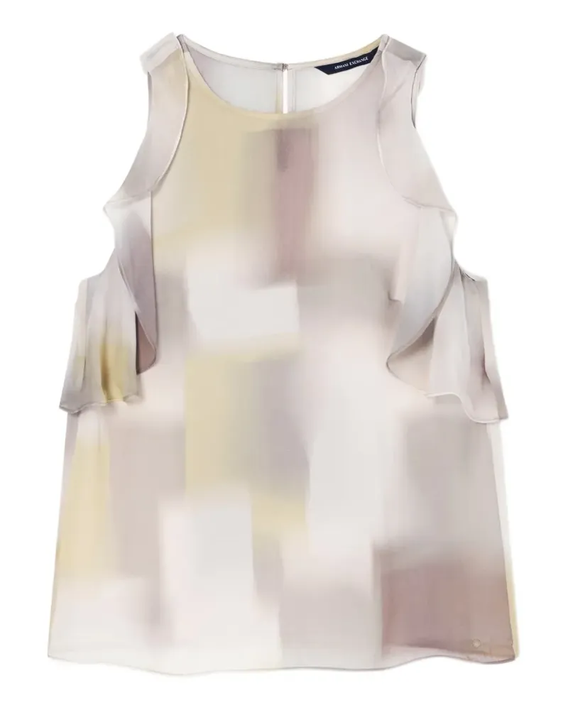 Armani Exchange ruffled blouse - Nude Nude