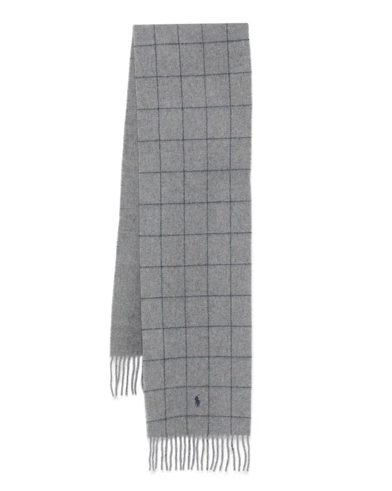 Ralph Lauren Karierter Schal - Grau Grau