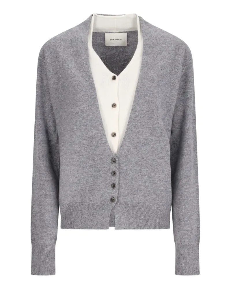 Lisa Yang Vani Cardigan - Grau Grau