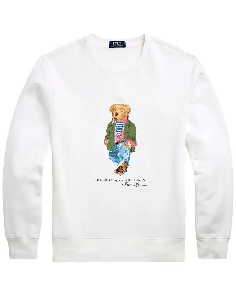 Ralph Lauren Sweatshirt mit Teddy - Weiß Weiß