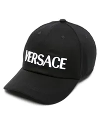 Versace Baseballkappe mit Logo-Stickerei Schwarz