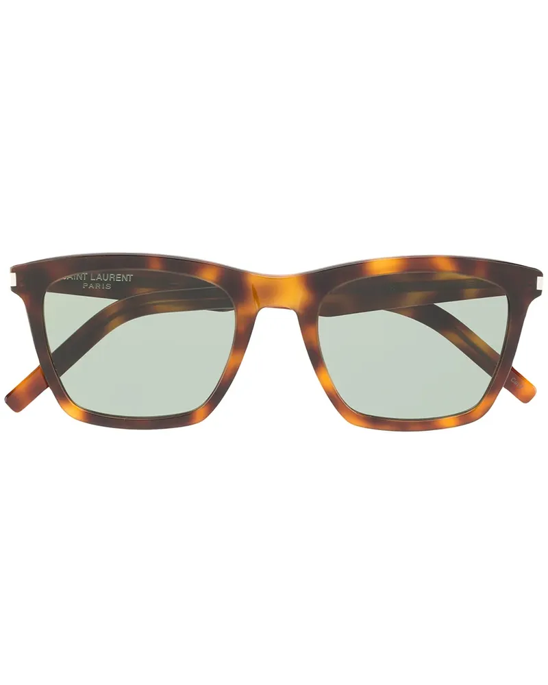 Saint Laurent Sonnenbrille in Schildpattoptik - Braun Braun