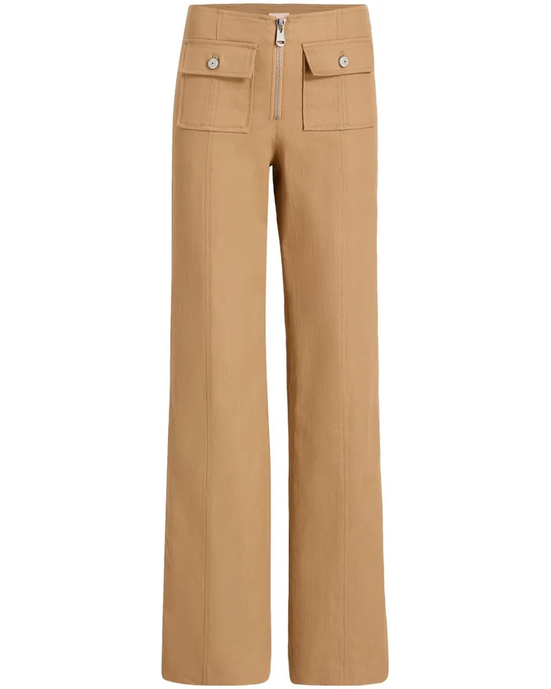 Cinq à Sept Azure Hose mit weitem Bein - Nude Nude