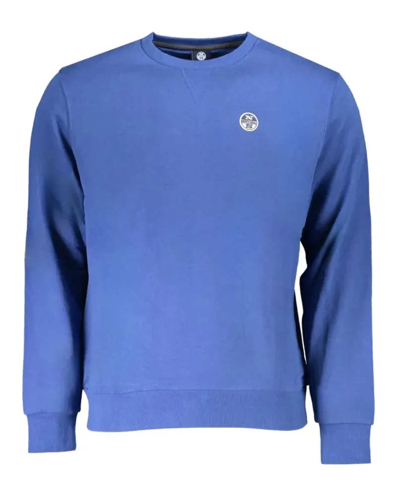 North Sails embroidered-logo crew-neck sweater - Blau Blau