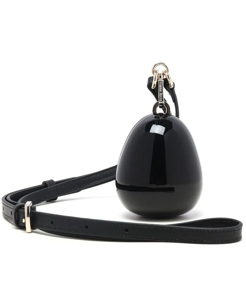 Simone Rocha Egg Mini-Tasche Schwarz