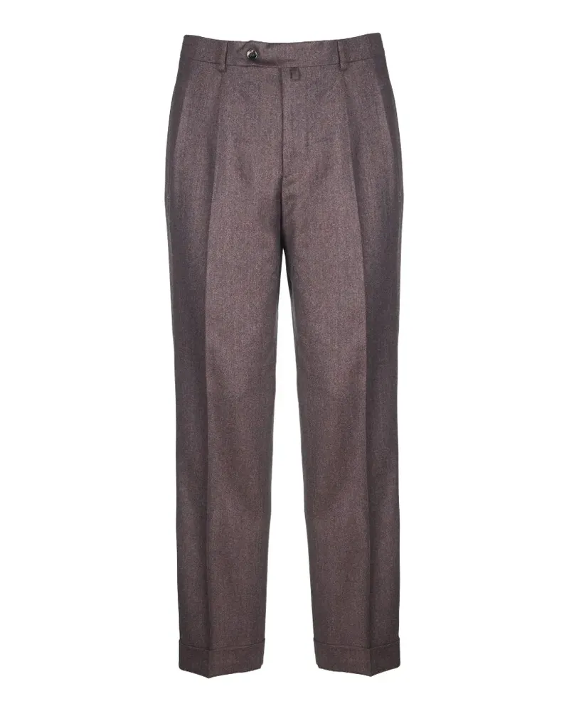 Berwich Negroni pleated trousers - Braun Braun
