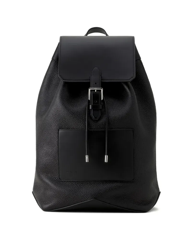 Lanvin Rucksack mit Klappentasche - Schwarz Schwarz