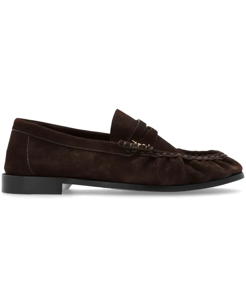 Saint Laurent Loafer aus Wildleder - Braun Braun