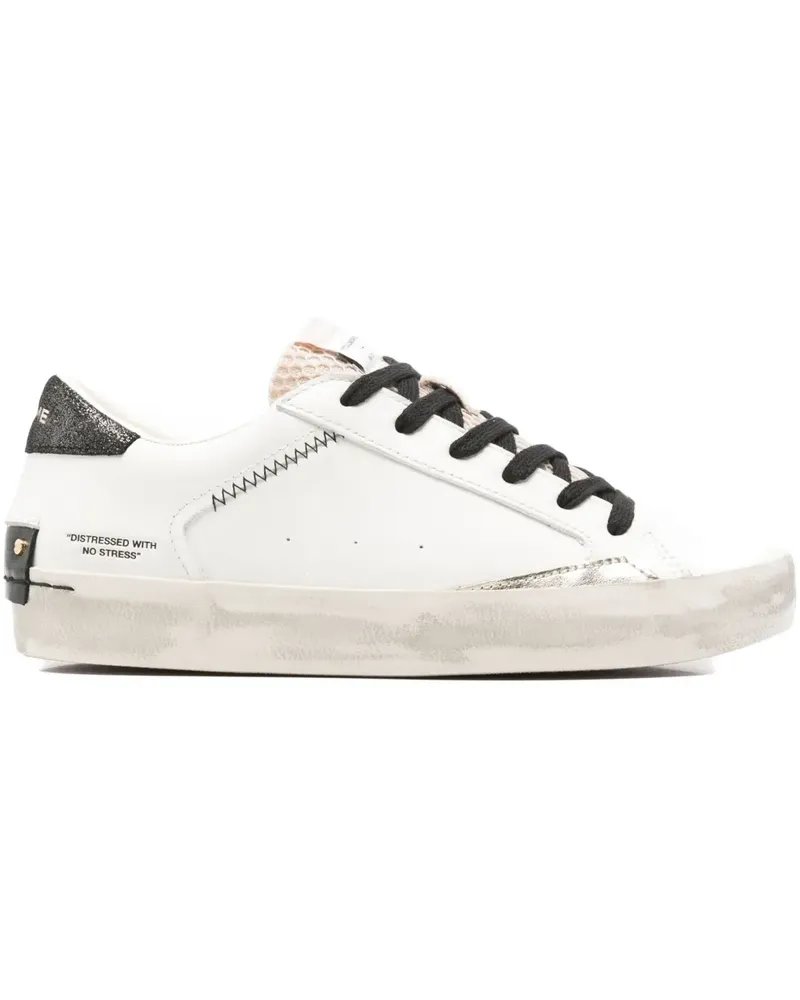 Crime Sneakers aus Leder - Weiß Weiß