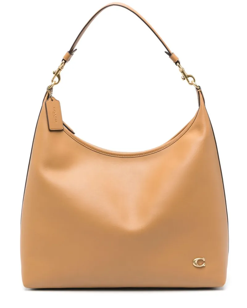 Coach Schultertasche aus Leder - Braun Braun