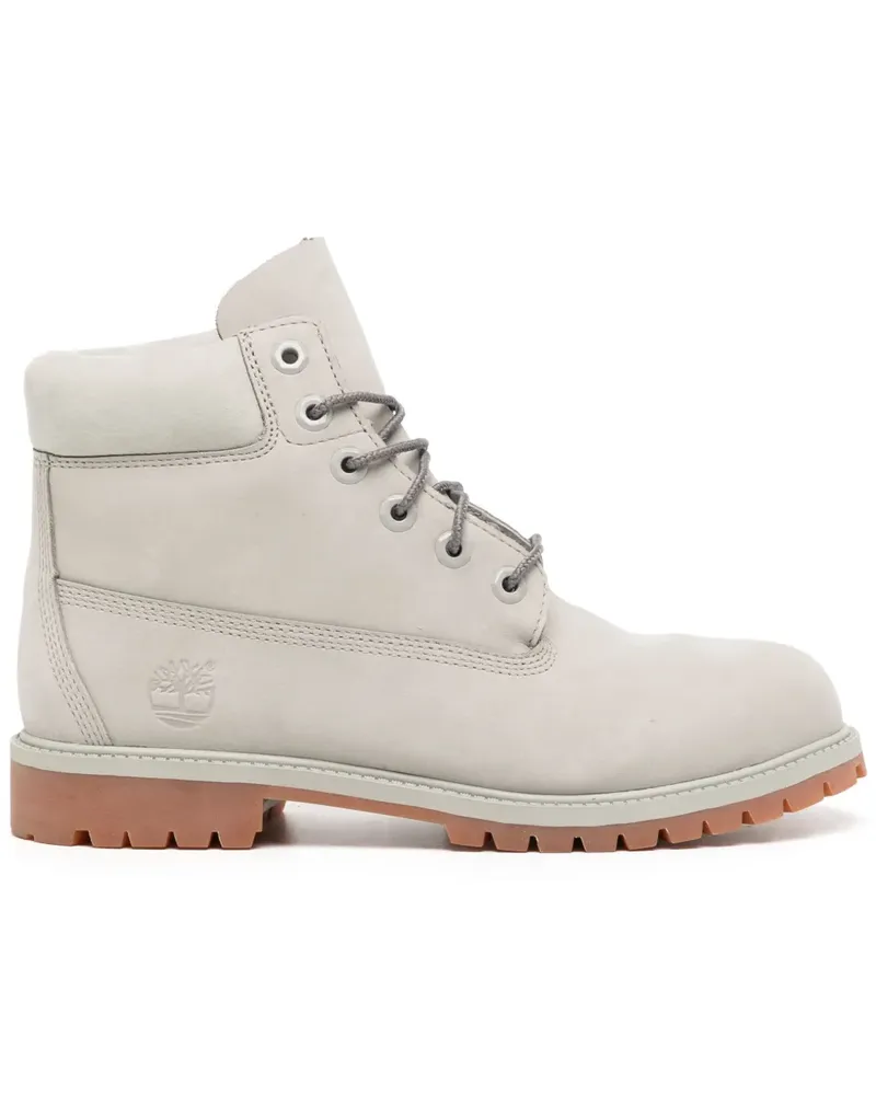 Timberland Juniors 6 Inch Premium Schnürstiefel - Grau Grau