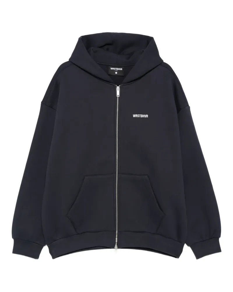WRSTBHVR Diago V2 zip-up hoodie - Blau Blau