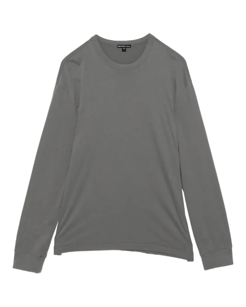 James Perse Langarmshirt aus Jersey - Grau Grau