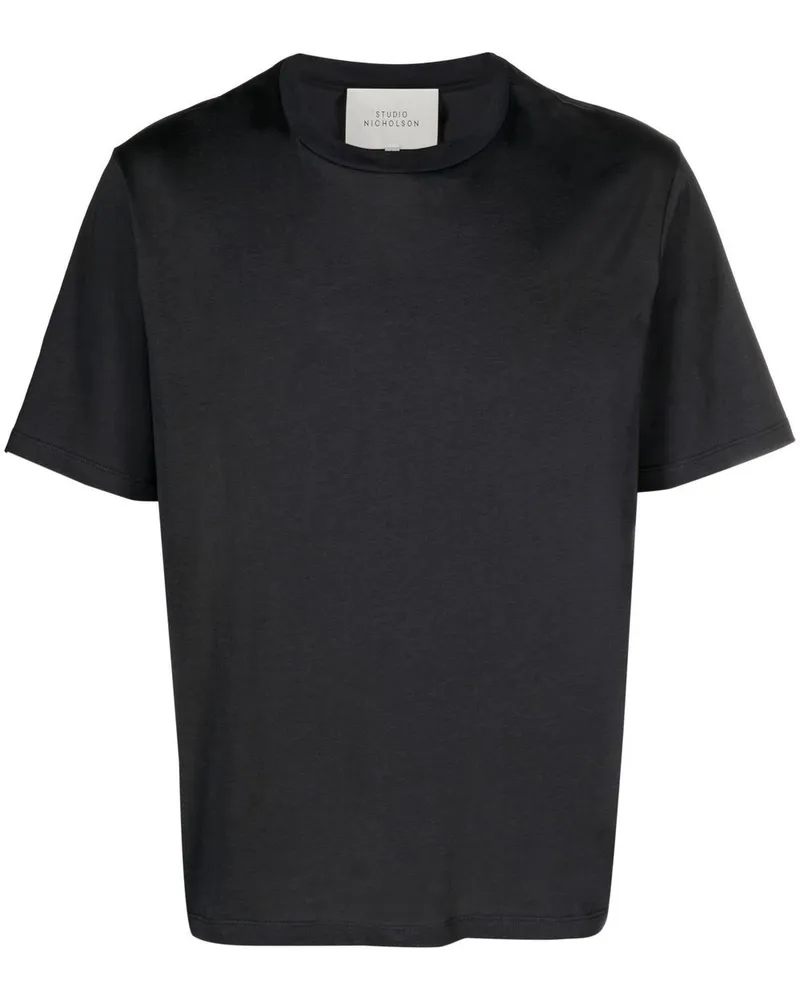 Studio Nicholson Klassisches T-Shirt - Blau Blau