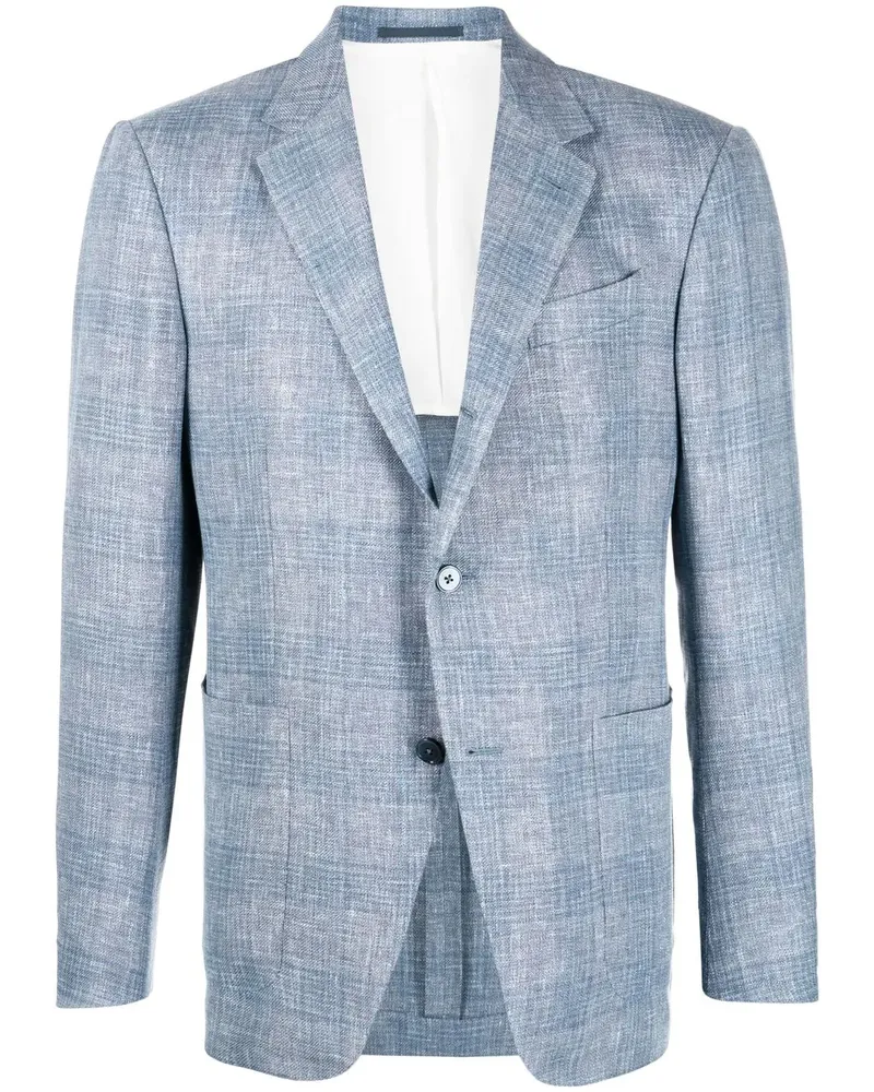 Ermenegildo Zegna Kariertes Sakko - Blau Blau