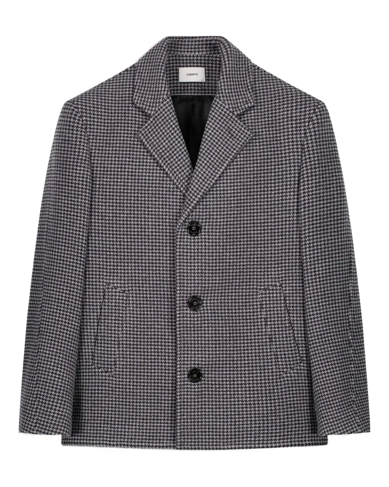 COPERNI houndstooth buttoned jacket - Grau Grau