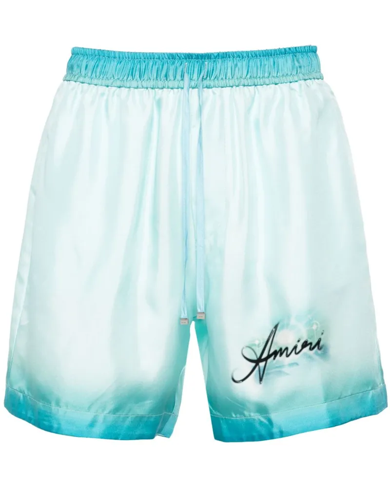 Amiri Resort Club Shorts Blau