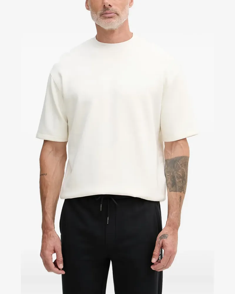 Karl Lagerfeld embossed-logo T-shirt - Weiß Weiß