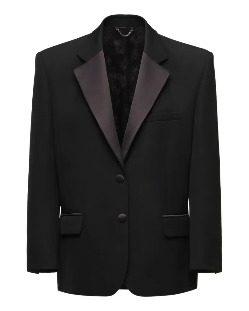 Magda Butrym Einreihiger Blazer - Schwarz Schwarz