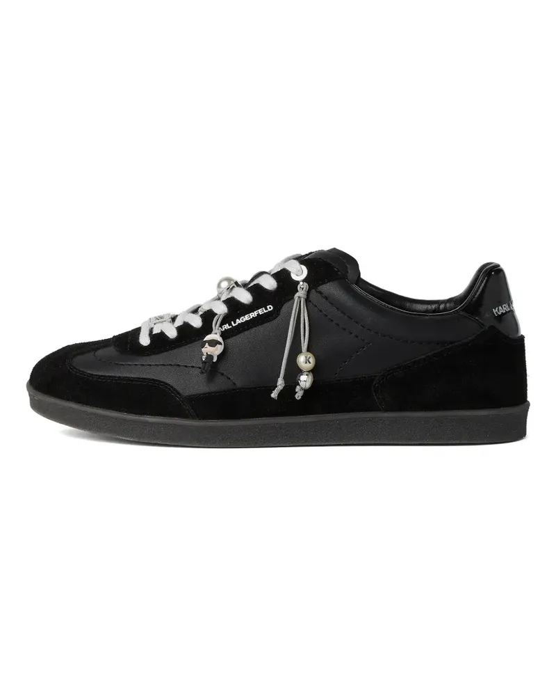 Karl Lagerfeld Kandidate Sneakers mit Anhänger - Schwarz Schwarz