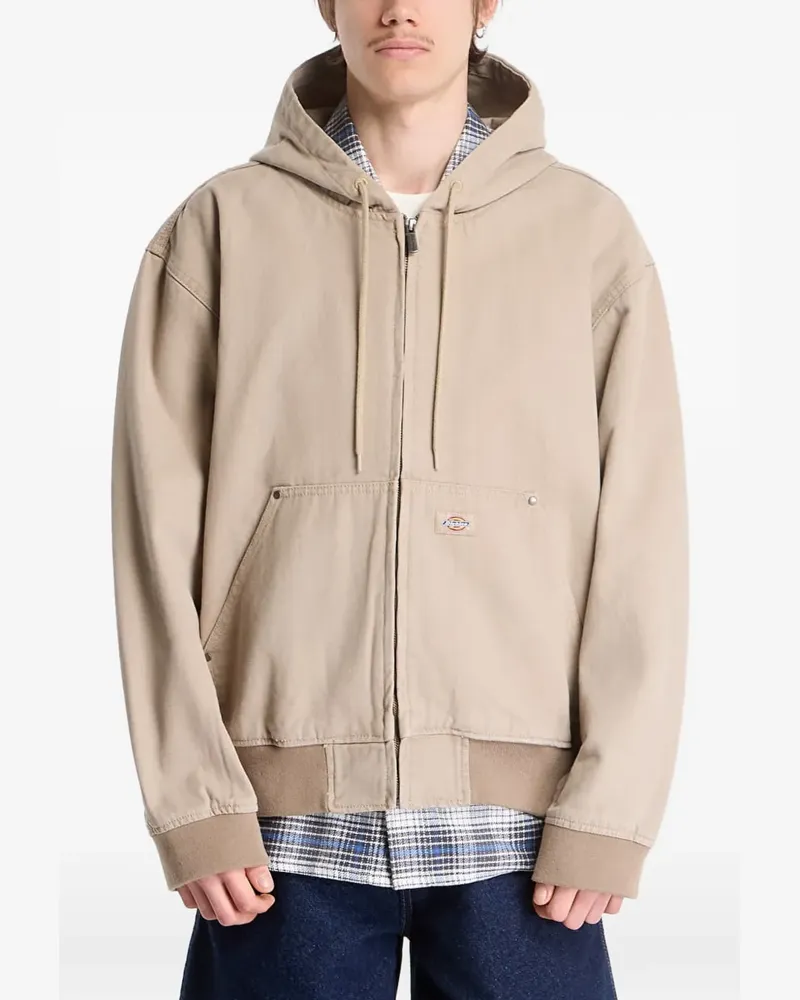 Dickies canvas hooded jacket - Nude Nude