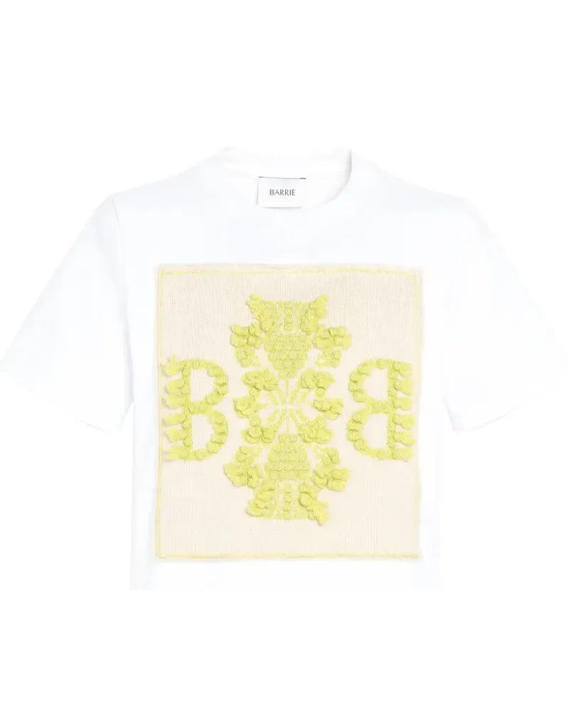 Barrie T-Shirt mit Logo-Patch - Weiß Weiß