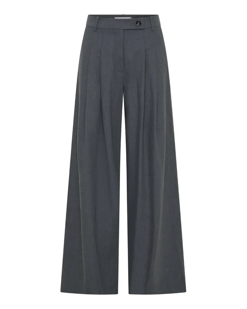 Anna Quan Luka pleated trousers - Grau Grau