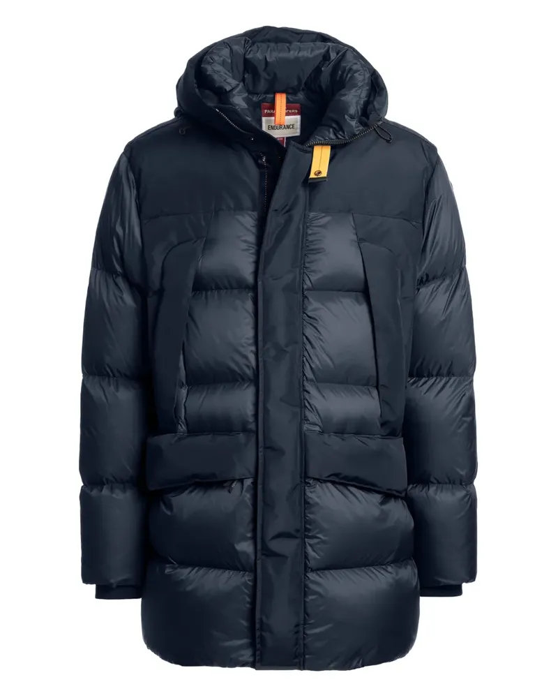 Parajumpers Gefütterter Shedir Kapuzenmantel - Blau Blau