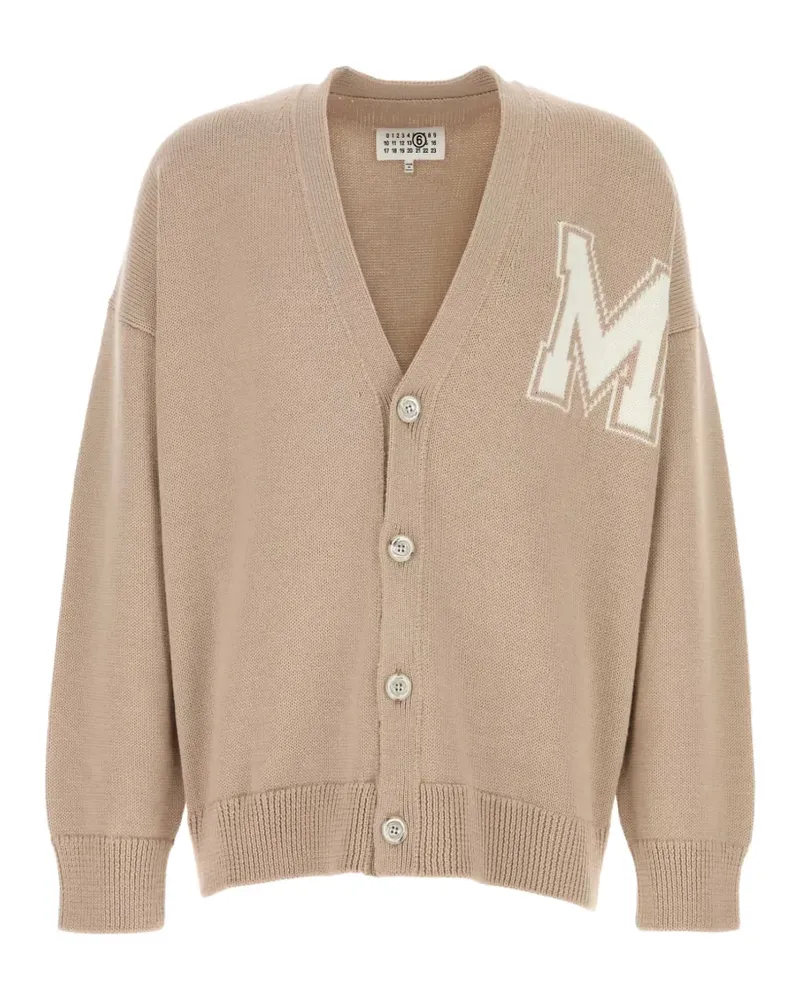 Maison Margiela Two-in-one V-neck cardigan - Nude Nude