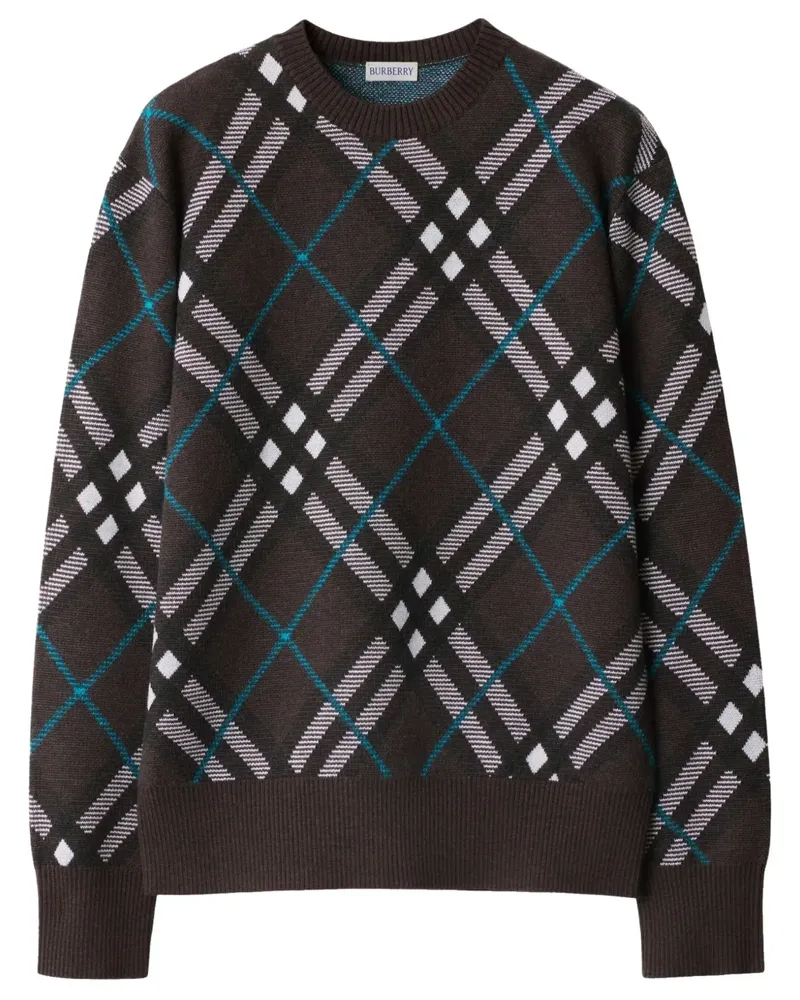 Burberry Karierter Pullover - Braun Braun