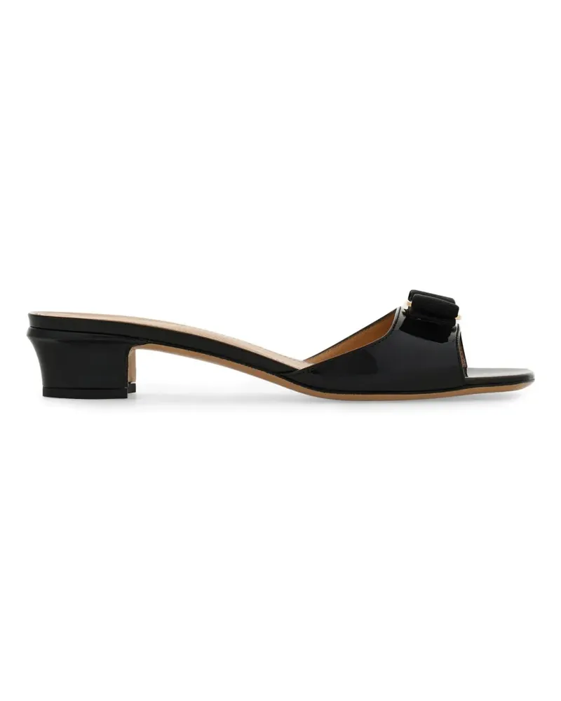Ferragamo Vara Pantoletten - Schwarz Schwarz