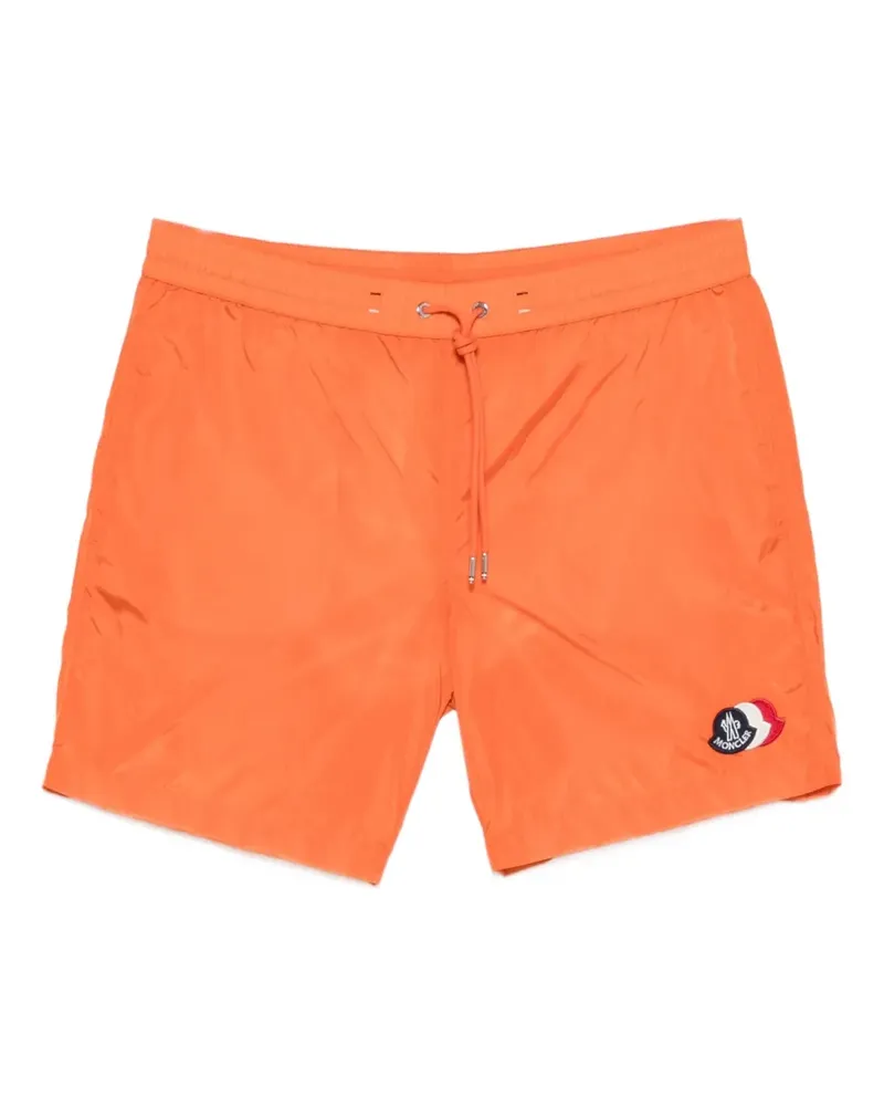 Moncler Badeshorts mit Kordelzug - Orange Orange