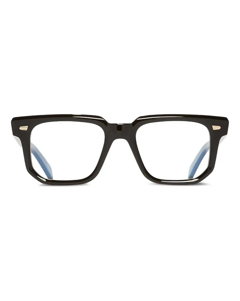 Cutler and Gross Brille mit eckigem Gestell - Schwarz Schwarz