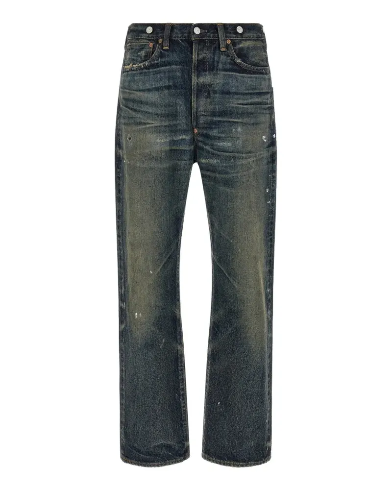 Junya Watanabe New Manual Custom Patchwork-Jeans - Blau Blau