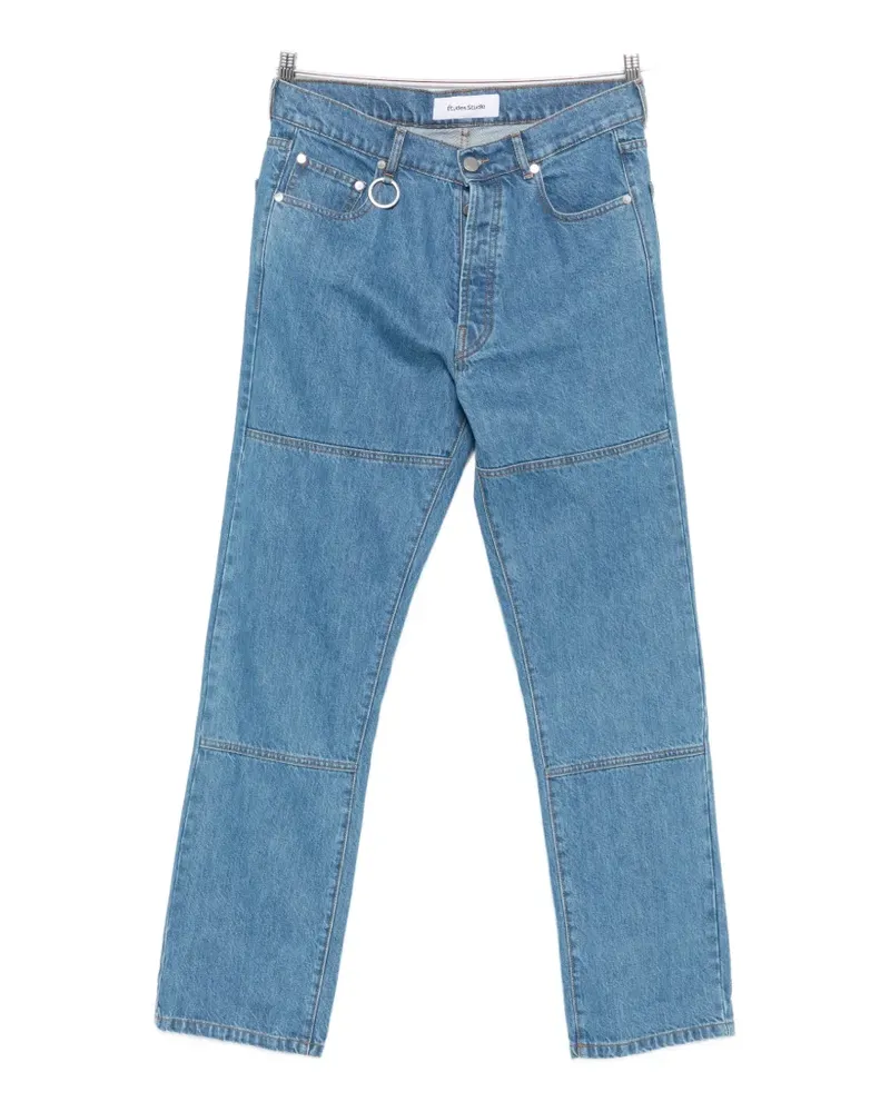 Études Studio panelled d-ring jeans - Blau Blau