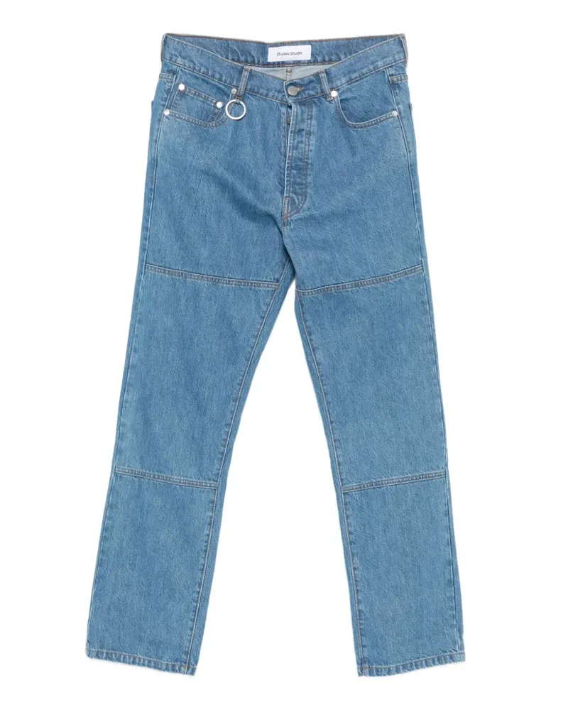 Études Studio panelled d-ring jeans - Blau Blau