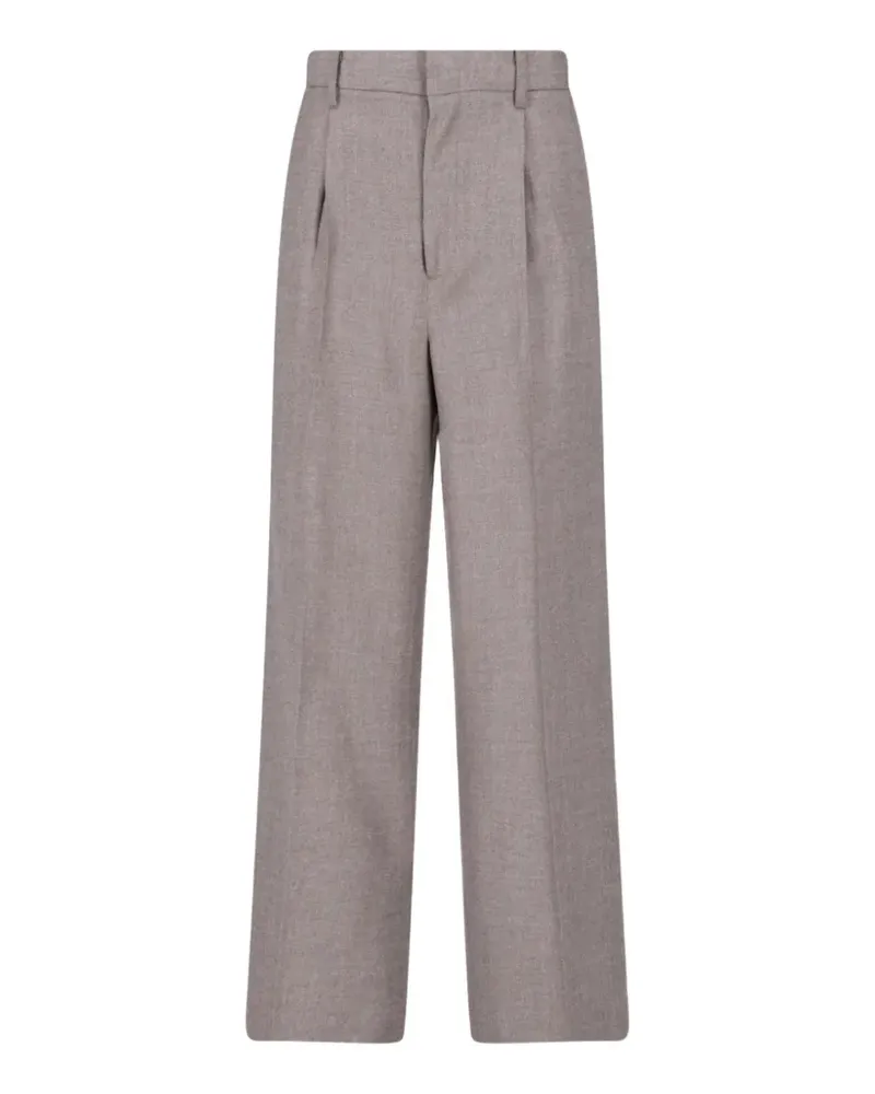 AURALEE tailored wool trousers - Nude Nude