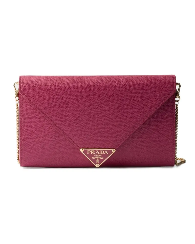 Prada Mini-Tasche aus Saffiano-Leder - Rosa Rosa