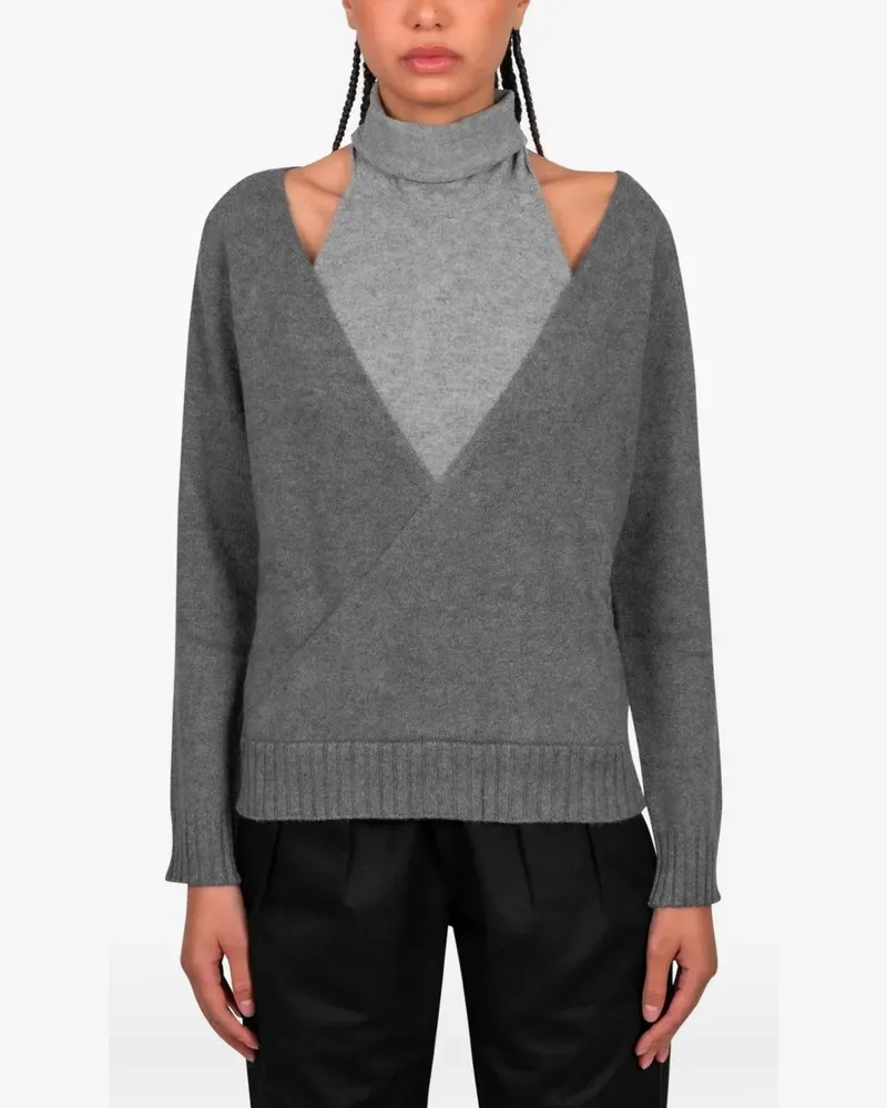 GIMAGUAS Zante cut-out sweater - Grau Grau