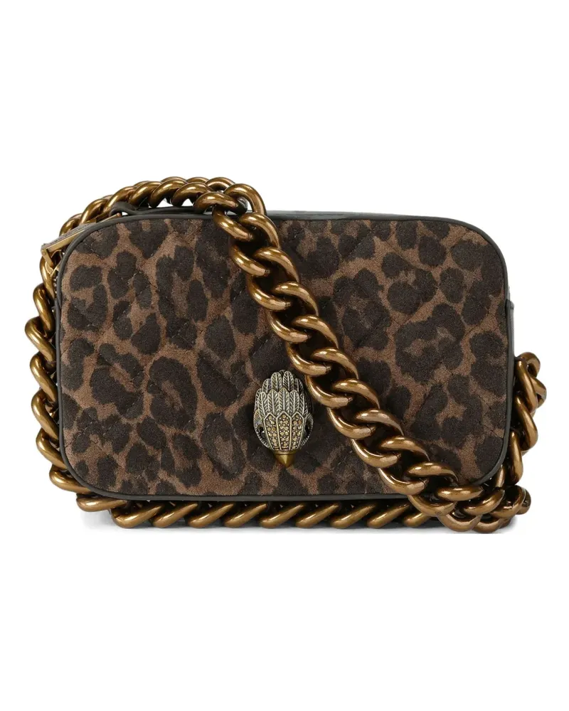 Kurt Geiger Umhängetasche mit Leoparden-Print - Braun Braun