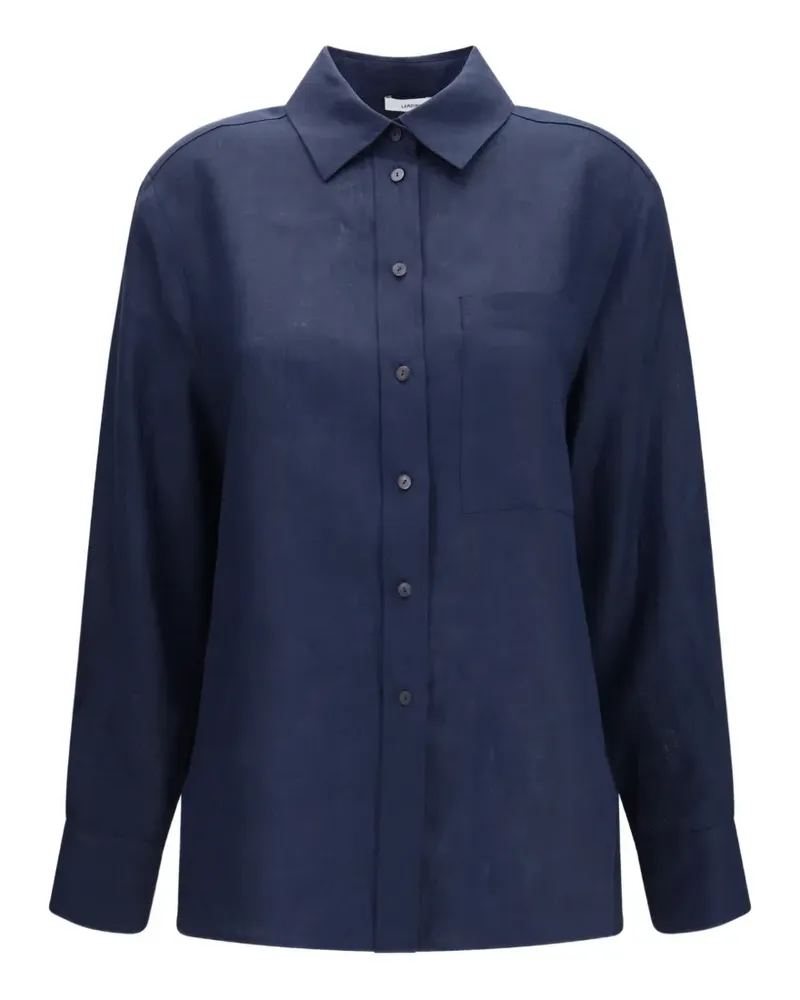 LARDINI button pocket shirt - Blau Blau